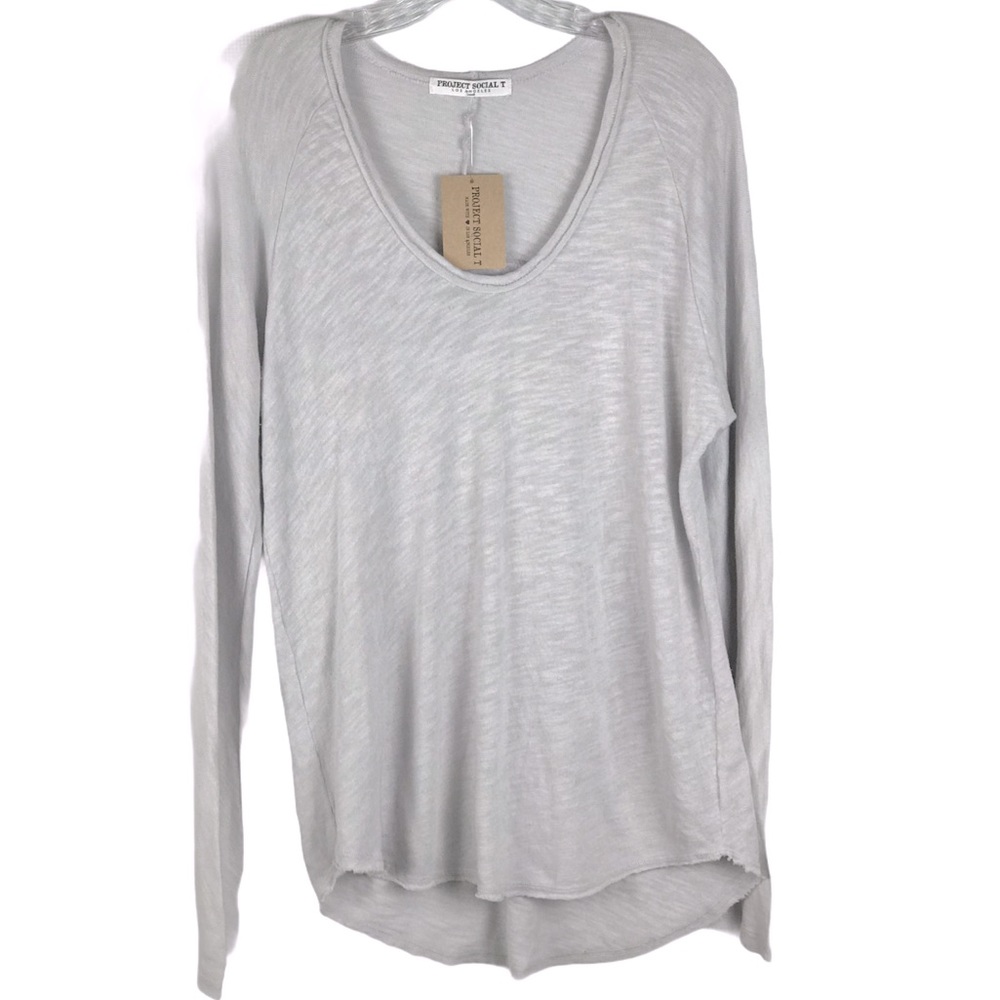 Project Social T Dawson Long-sleeve S Grey